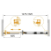 Душевая дверь CEZARES Duet-Soft DUET SOFT-BF-1-150-C-Cr Душевая дверь CEZARES Duet-Soft DUET SOFT-BF-1-150-C-Cr. Фото